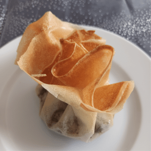 Lire la suite à propos de l’article Croustillants de champignons et châtaignes