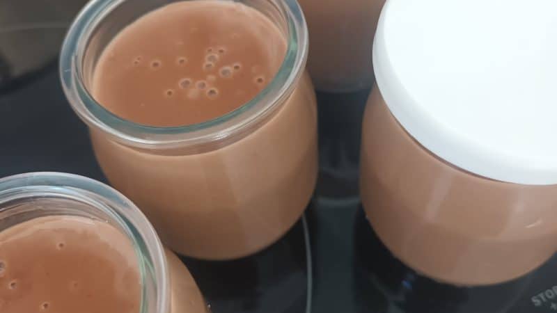 petits pots de crème dessert