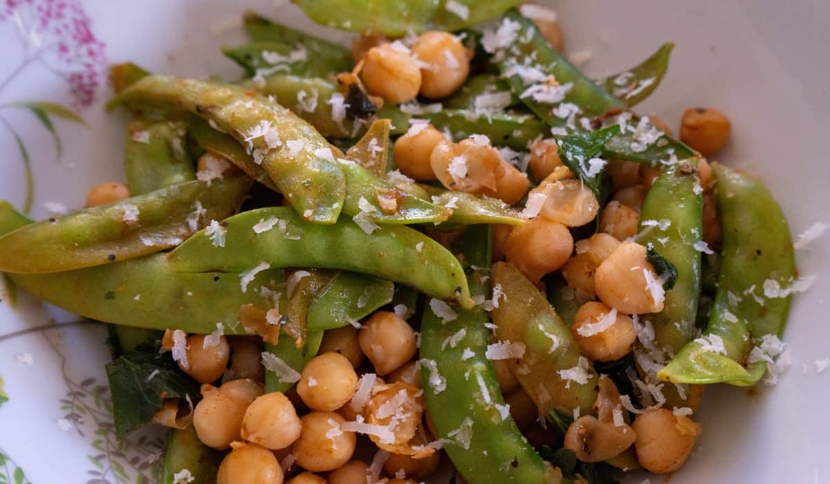 haricots et pois chiches