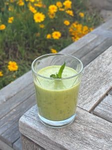 Lire la suite à propos de l’article Velouté froid de petits pois à la menthe