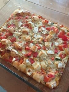 Lire la suite à propos de l’article Clafoutis courgettes, tomates et chèvre